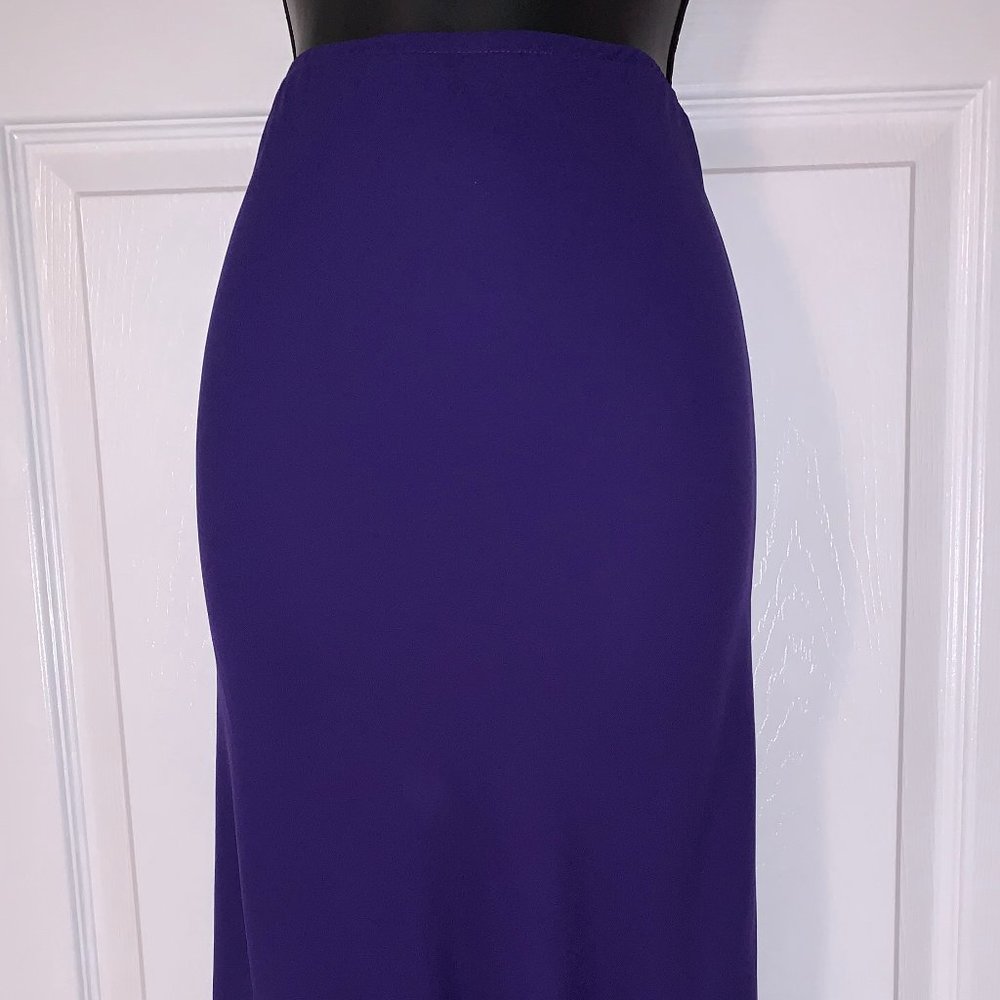 Purple Floor Length Skirt